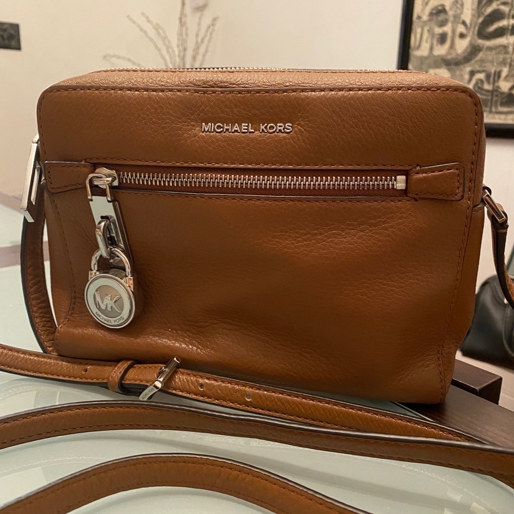 COPY - Michael Kors leather Natural Brown crossbody bag